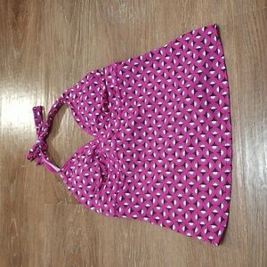 (S) SouthPoint Geometric Print Tankini Top Beach Vacation Resortwear Pool Swim